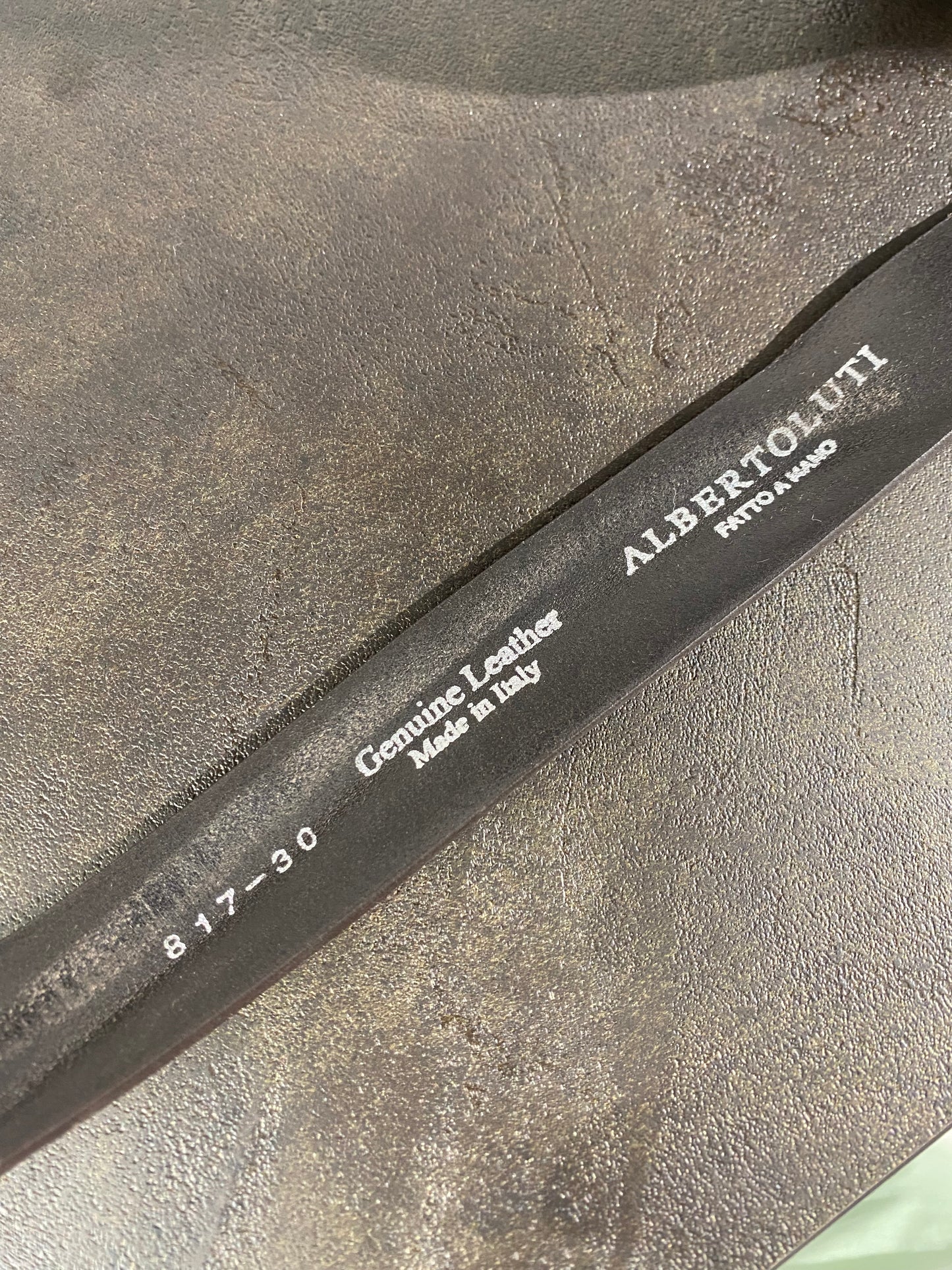 Cintura in pelle Alberto Luti