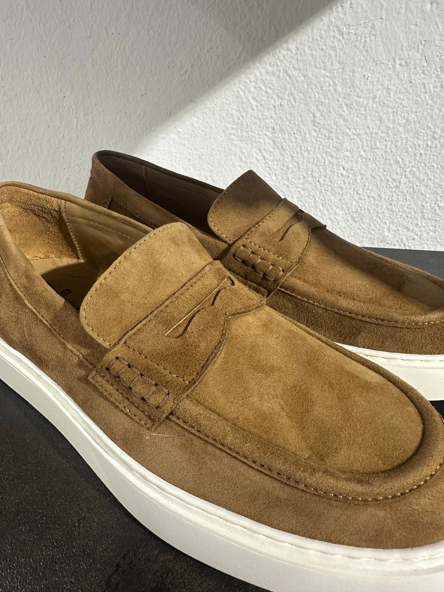Mocassino casual in suede