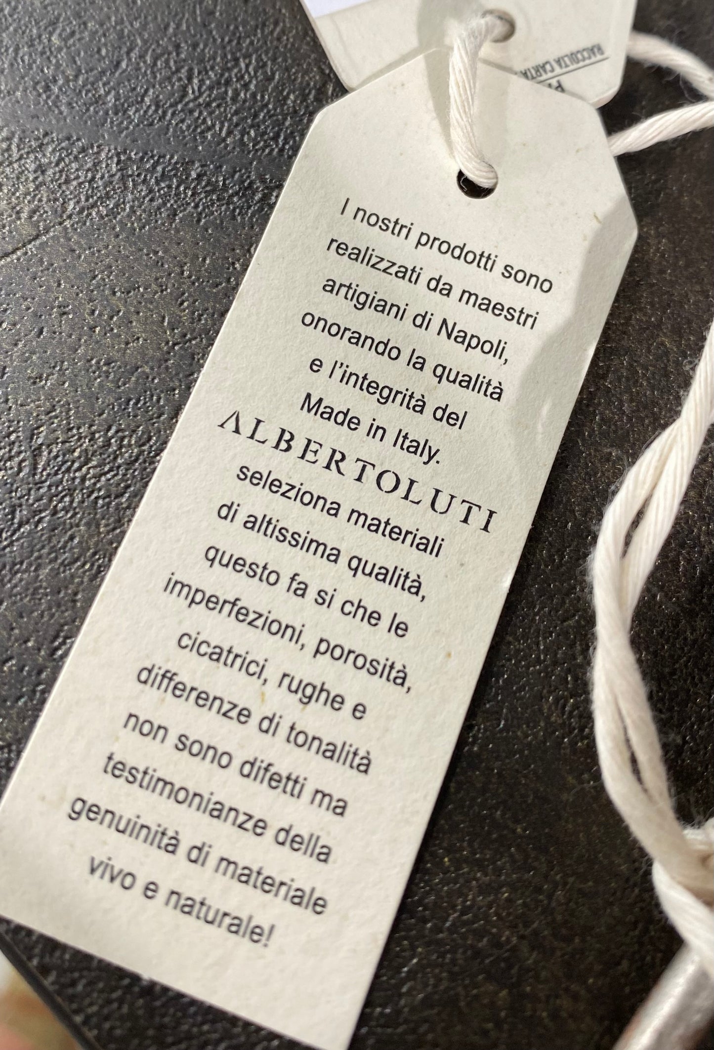 Cintura in pelle Alberto Luti