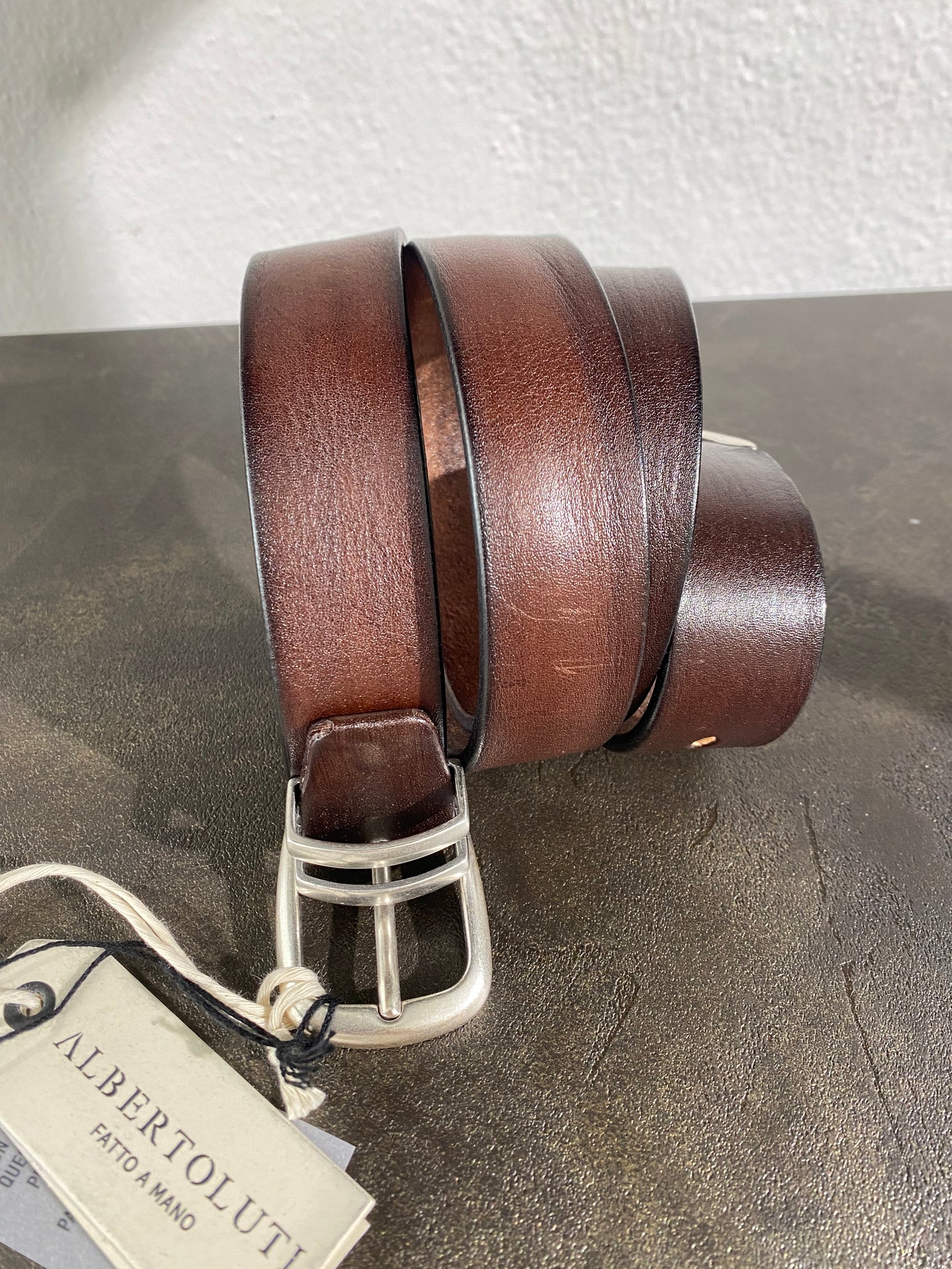 Cintura in pelle Alberto Luti