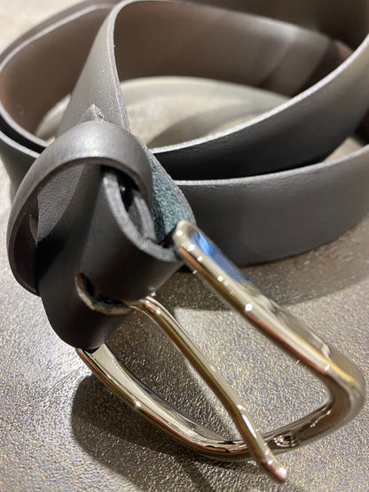 Alberto Luti Cintura vera pelle Moro