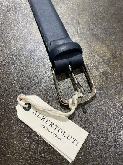 Alberto Luti Cintura vera pelle Blu