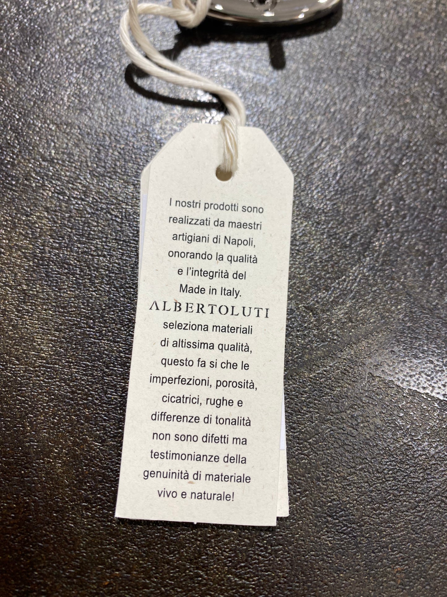 Alberto Luti Cintura vera pelle Blu