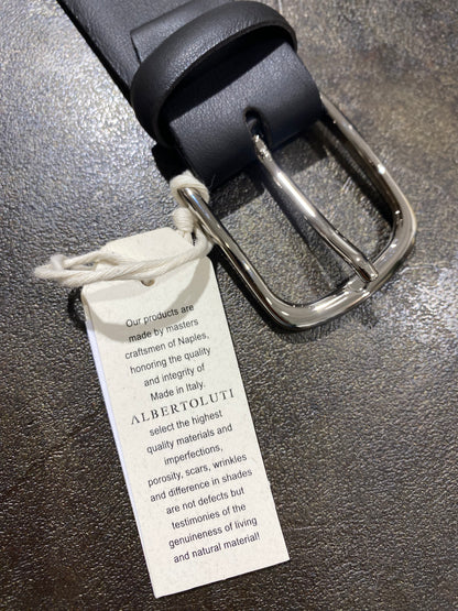 Alberto Luti Cintura vera pelle Moro