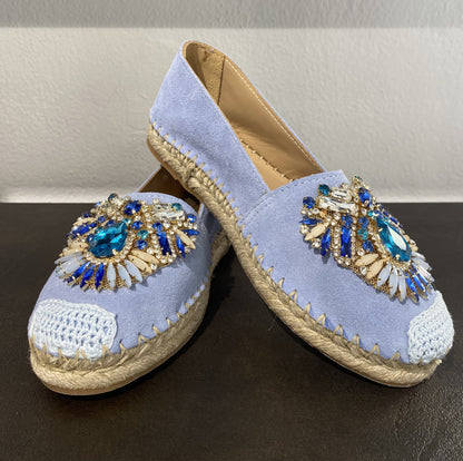 Espadrillas Fiorina colore Celeste