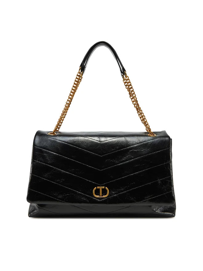 Borsa Twinset in pelle trapuntata chevron