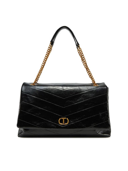 Borsa Twinset in pelle trapuntata chevron