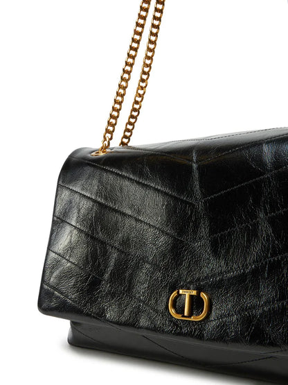 Borsa Twinset in pelle trapuntata chevron