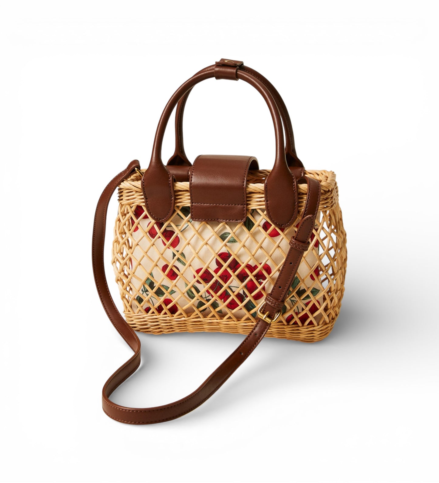Borsa Twinset in vimini con tracolla