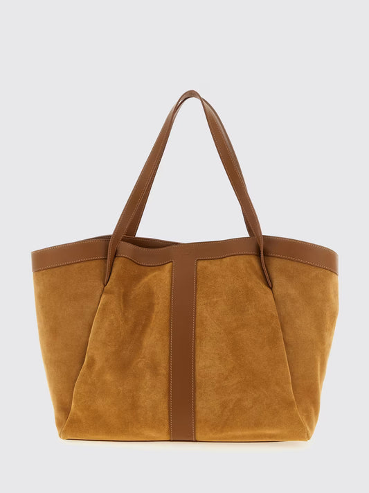 Borsa Tote Twinset in camoscio